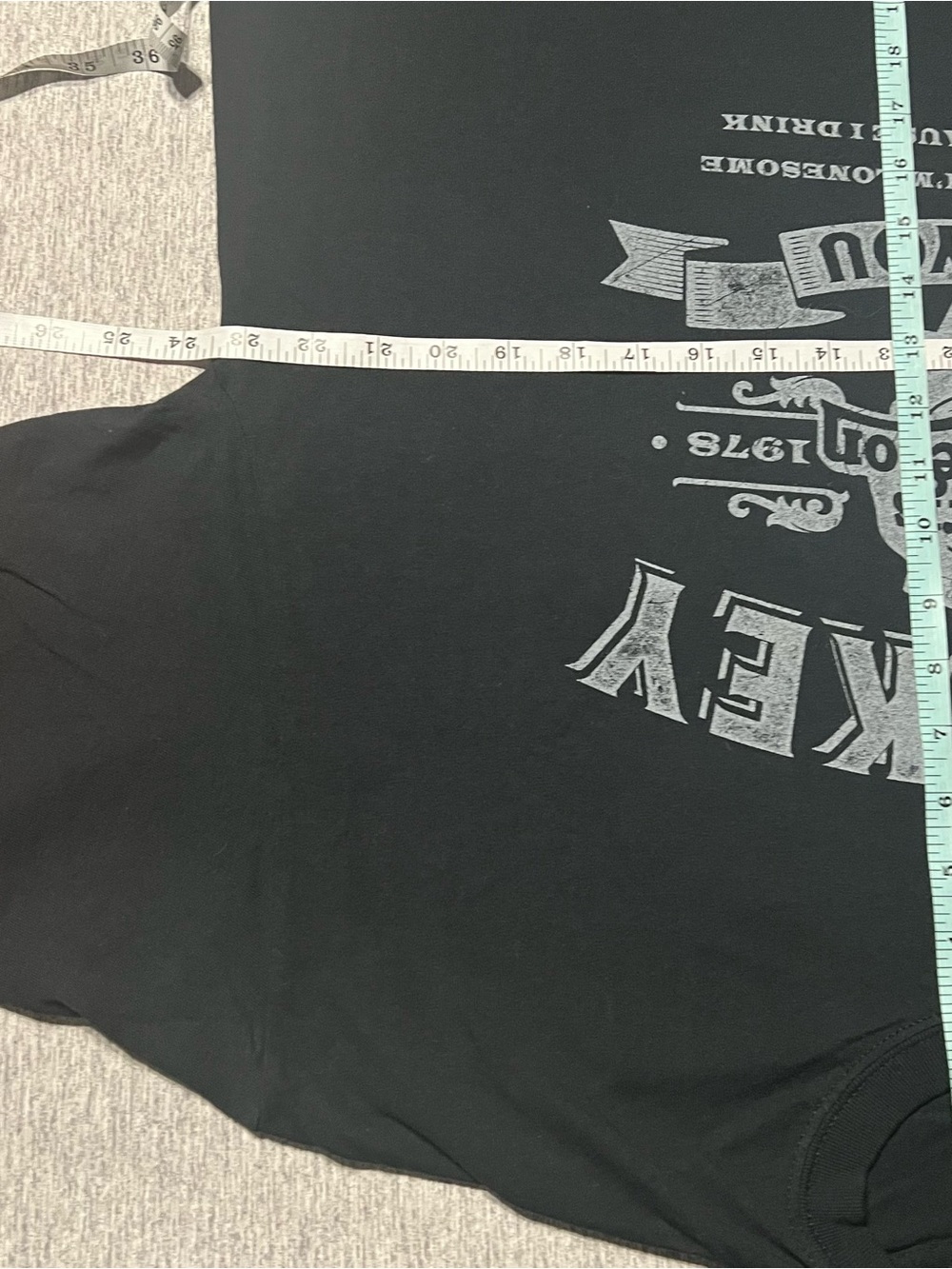 Chris Stapleton 'Whiskey And You' Short Sleeve Tee - Black with White Print - Picture 6 of 6